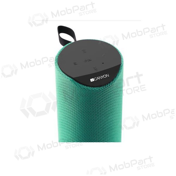 Bluetooth kaasaskantav pealmine kõlar CANYON CNS-CBTSP5 (MicroSD, AUX, BT V5.0, 1200mAh) (roheline)