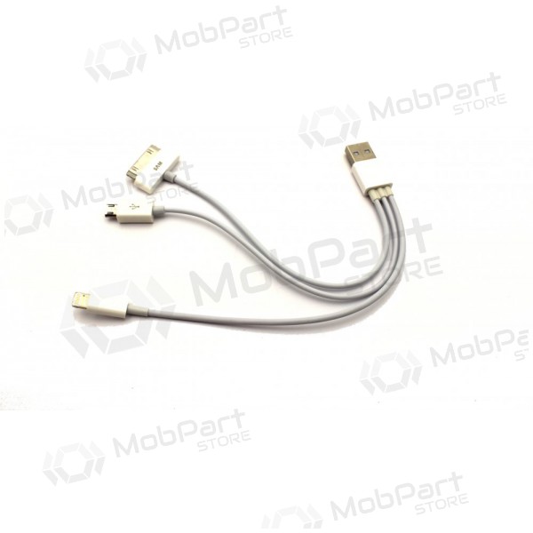 USB laadimisadapter 4in1 (microUSB-TAB-5G)