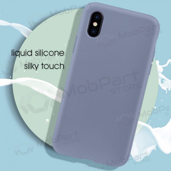 Apple iPhone 11 Pro Max ümbris - Liquid Silicone 2.0mm (lavendlihall)
