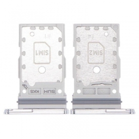 Samsung Galaxy S22 Ultra Dual SIM kaardi hoidja (valged) (originaalne)