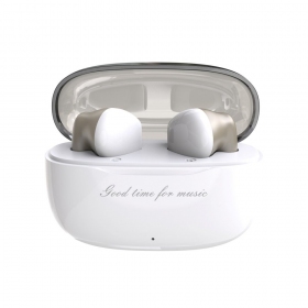 Dudao U8 Bluetooth valged juhtmevabad kõrvaklapid mikrofoniga