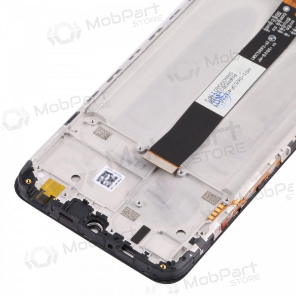 Xiaomi Redmi 9AT ekraan (mustad) (koos raamiga) (service pack) (originaalne)
