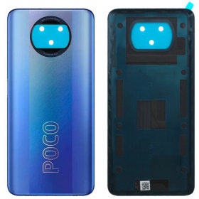 Xiaomi Poco X3 patareipesade kaas (tagakaas) sinised (Cobalt Blue)