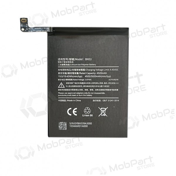 XIAOMI Redmi Note 9 Pro Max aku / aku (5020mAh)