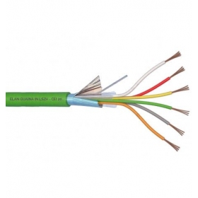 ELAN halogenivaba, varjestatud turvakaabel 6x0.22 (roheline)