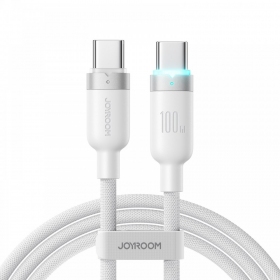 USB-C kaabel Joyroom S-A63 USB-C kuni USB-C 1.2 m 100 W valge
