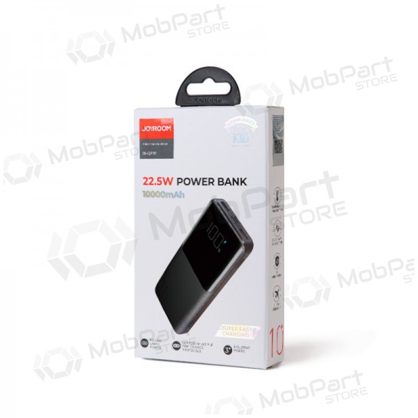 Väline patarei / aku Power Bank Joyroom JR-QP191 22.5W PD QC3.0 AFC 10000mAh must Väline patarei / aku Power Bank Joyroom JR-QP191 22.5W PD QC3.0 AFC 10000mAh must