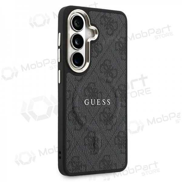 Samsung Galaxy S26 ümbris - Guess PU Leather 4G Gold Frame Magnetic (must)