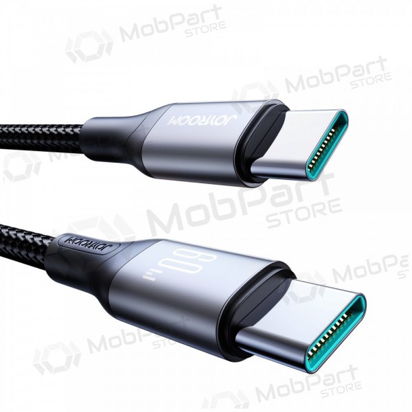 USB kaabel Joyroom S-A28 USB-C to USB-C 60W 1.0m mustad