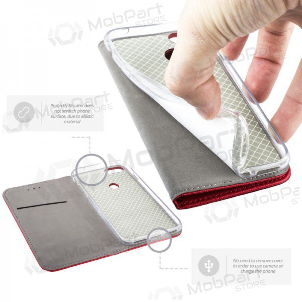 Apple iPhone 13 ümbris - Smart Magnet (punane)