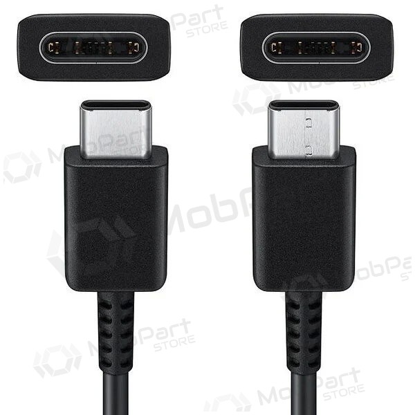 USB kaabel originaalne Samsung EP-DA705BBE 25W 3A Type-C-Type-C 1.0m mustad