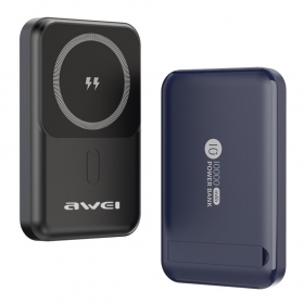 Väline patarei / aku Power Bank Awei P139K 22.5W Magnetic Wireless 10000mAh must