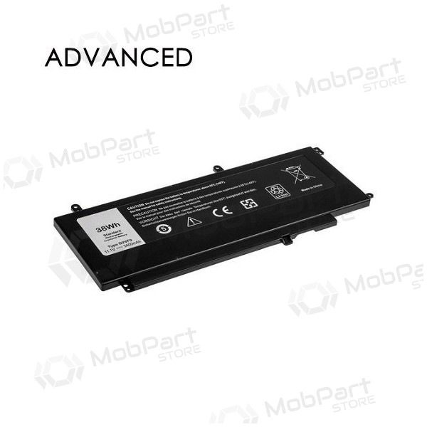 DELL D2VF9, 3400mAh sülearvuti aku, Advanced DELL D2VF9, 3400mAh sülearvuti aku, Advanced