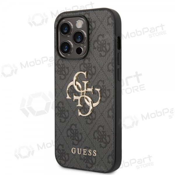 Apple iPhone 14 Pro ümbris - Guess PU 4G Metal Logo (hall)
