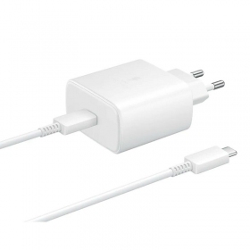 Laadija Samsung EP-TA845 45W + Type-C kaabel 25W valged