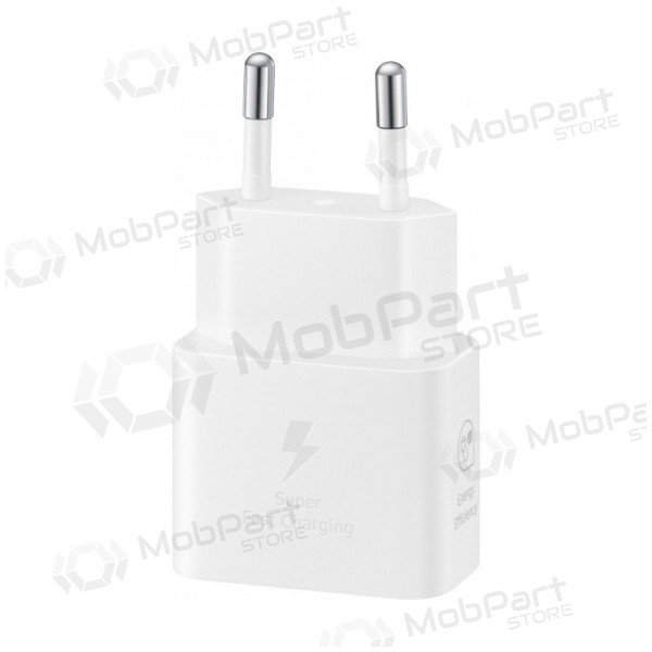 Laadija originaalne Samsung EP-T2510NWEGEU 25W pakendis valged