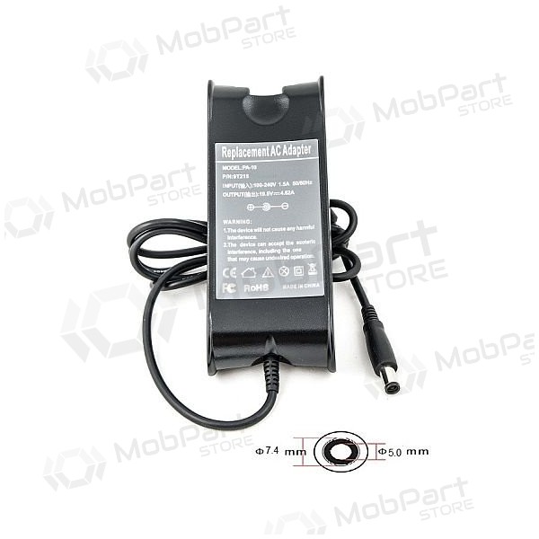 DELL 90W:19.5V,4.62A sülearvuti laadija DELL 90W:19.5V,4.62A sülearvuti laadija
