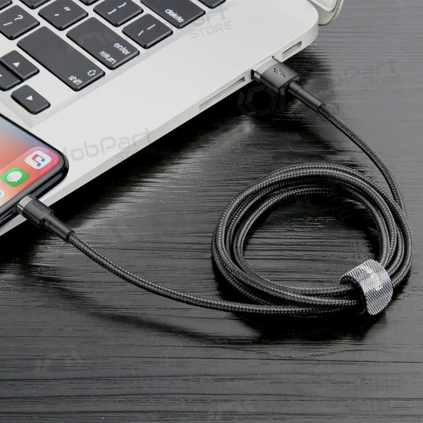USB kaabel Baseus Cafule USB-A to Lightning 2.4A 1.0m hall-mustad CALKLF-BG1