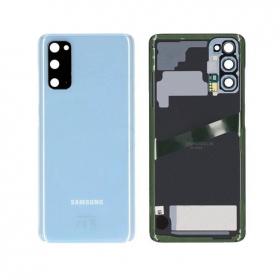 Samsung G981F / G980 Galaxy S20 patareipesade kaas (tagakaas) (Cloud Blue) (kasutatud grade B, originaalne)