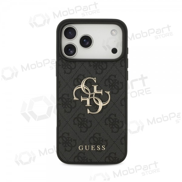 Apple iPhone 18 Pro ümbris - Guess PU 4G Metal Logo (hall)