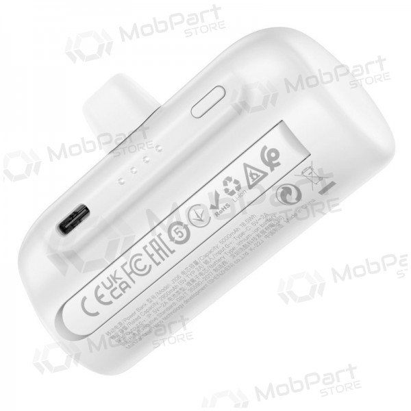 Väline patarei / aku Power Bank Hoco J106 Lightning 5000mAh valge Väline patarei / aku Power Bank Hoco J106 Lightning 5000mAh valge