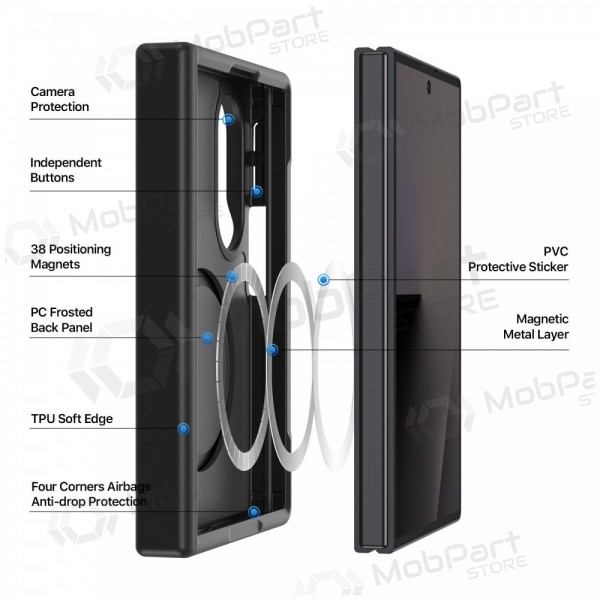 Samsung Galaxy Z Fold8 ümbris - Dux Ducis Yind MagSafe (must)