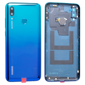 Huawei P Smart 2019 patareipesade kaas (tagakaas) sinised (Aurora Blue) (kasutatud grade C, originaalne)