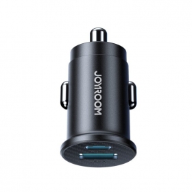 Autolaadija Joyroom JR-CCN16 USB-A/USB-C 15W mustad
