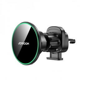 Automobilinis laikiklis-laadija Joyroom JR-ZS412 Qi2 MagSafe 15W mustad