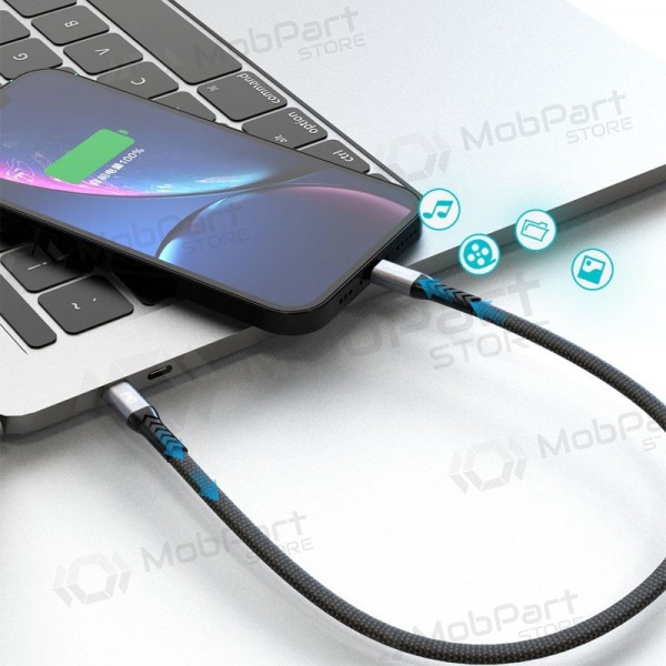 Lightning kaabel Dudao L10P USB-C to Lightning 0.23 m 20 W must
