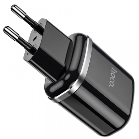 Laadija Hoco N4 x 2 USB  jungtimis (2.4A) (mustad)