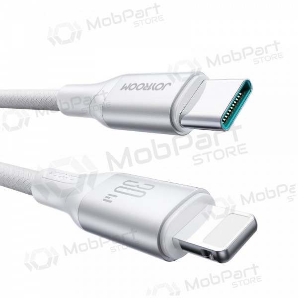 USB kaabel Joyroom S-A28 USB-C to Lightning 30W 1.0m valged