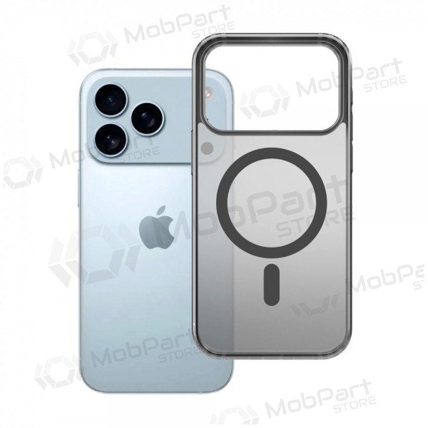 Apple iPhone 17 Pro, 18 Pro ümbris - 3mk Frosty MagCase (must)