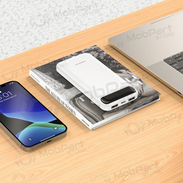 Väline patarei / aku Power Bank Borofone BJ14 Type-C microUSB 2*USB (2A) 10000mAh valge Väline patarei / aku Power Bank Borofone BJ14 Type-C microUSB 2*USB (2A) 10000mAh valge
