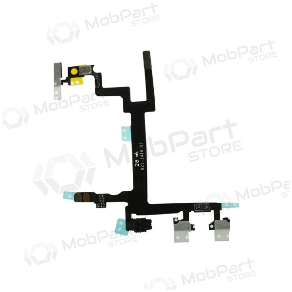 Apple iPhone 5 on / off sisse lülitamise liides (originaalne) Apple iPhone 5 on / off sisse lülitamise liides (originaalne)