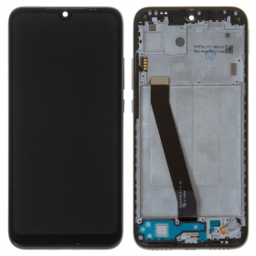 Xiaomi Redmi 7 ekraan (mustad) (koos raamiga) (service pack) (originaalne)