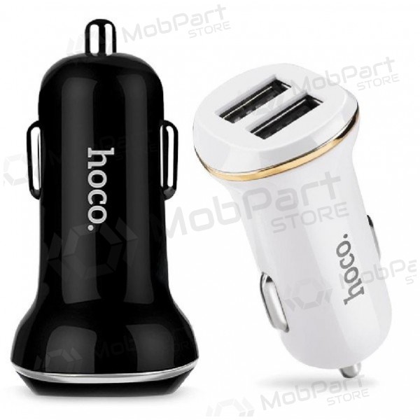 Autolaadija HOCO Z1 Dual USB (5V 2.1A) (mustad)