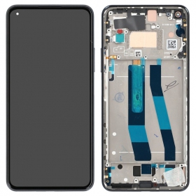 Xiaomi Mi 11 Lite 4G / Mi 11 Lite 5G / 11 Lite 5G NE ekraan (mustad) (koos raamiga) (Premium)
