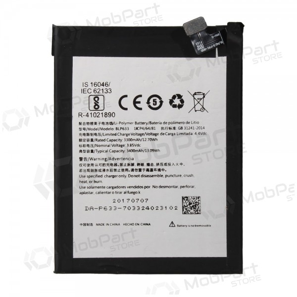 OnePlus 3T (BLP633) patarei / aku (3400mAh)
