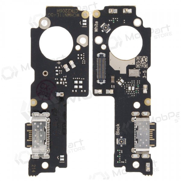 Xiaomi Poco M5 / Redmi Note 11E laadimispesa ja mikrofoni liides (laadimisliides) (service pack) (originaalne) Xiaomi Poco M5 / Redmi Note 11E laadimispesa ja mikrofoni liides (laadimisliides) (service pack) (originaalne)