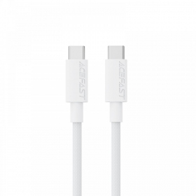 USB kaabel Acefast C18-03 60W USB-C to USB-C 1.2m valged