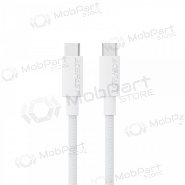 USB kaabel Acefast C18-03 60W USB-C to USB-C 1.2m valged