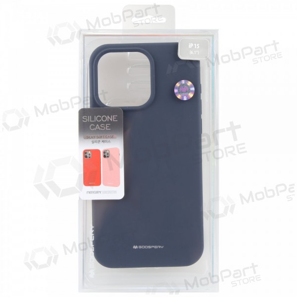 Apple iPhone 11 Pro Max ümbris Mercury - Silicone Case (tumesinine)