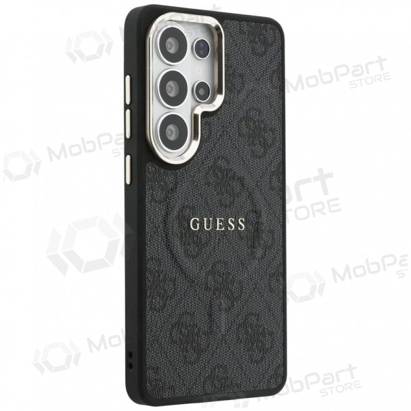 Samsung Galaxy S26 Ultra ümbris - Guess PU Leather 4G Gold Frame Magnetic (must)