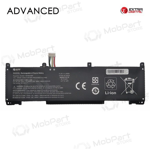 HP RH03XL, 3550mAh sülearvuti aku, Advanced HP RH03XL, 3550mAh sülearvuti aku, Advanced