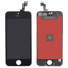 Apple iPhone SE / iPhone 5S ekraan (mustad)