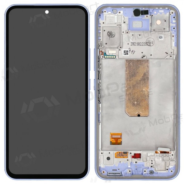 Samsung Galaxy A54 5G ekraan (lilla) (koos raamiga) (originaalne)