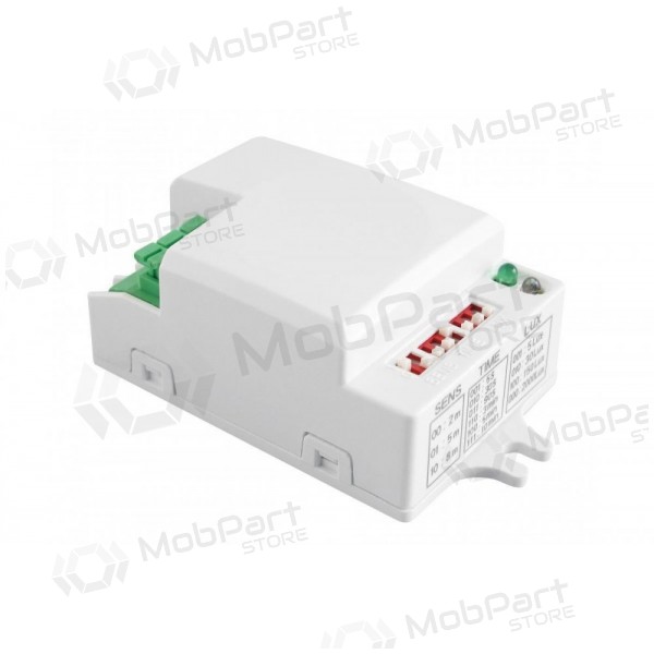 Mikrobanginis judesio jutiklis GTV AE-SRC812-MIN (500W, 360°, valged, IP20)