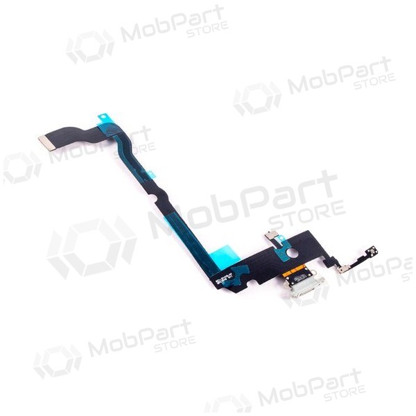 Apple iPhone XS Max laadimispesa ja mikrofoni liides (laadimisliides) (hõbedane)