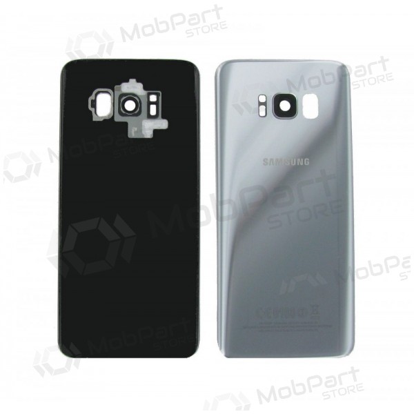 Samsung G955F Galaxy S8 Plus patareipesade kaas (tagakaas) hõbedased (Arctic Silver) (service pack) (originaalne)